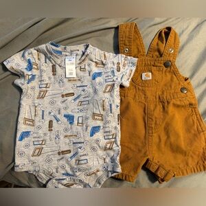 Carhartt Infant Overall set